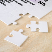 解読されるH1N1インフルエンザウイルス(健康) ジグソーパズル (側面)