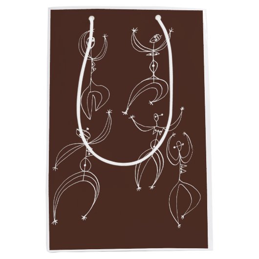 解釈ダンスプリント ミディアムペーパーバッグ (正面)