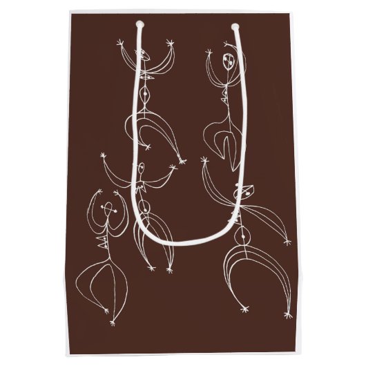 解釈ダンスプリント ミディアムペーパーバッグ (裏面)