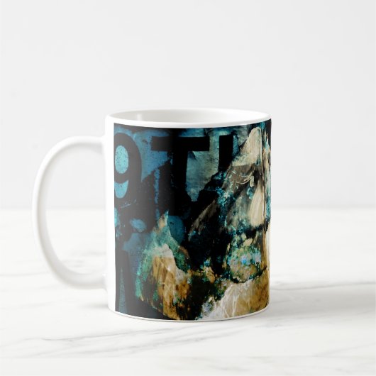 解除される コーヒーマグカップ (左)