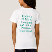 解離性同一性障害啓発Tシャツ Tシャツ (裏面)