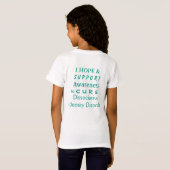解離性同一性障害啓発Tシャツ Tシャツ (裏面フル)