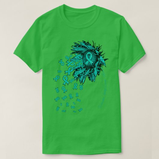 解離性同一性障害認識度ひまわり Tシャツ (デザイン正面)