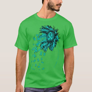 解離性同一性障害認識度ひまわり Tシャツ