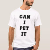 触ってもいいですか Tシャツ (正面)