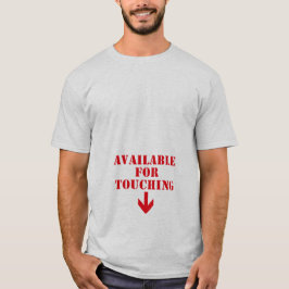 触ってOKなナイショのユーモア Tシャツ