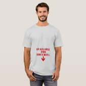 触ってOKなナイショのユーモア Tシャツ (正面フル)