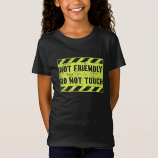 触らないでください 触るな危険 Tシャツ