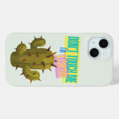 触らないで!サボテンです Case-Mate iPhoneケース (裏面 (横))