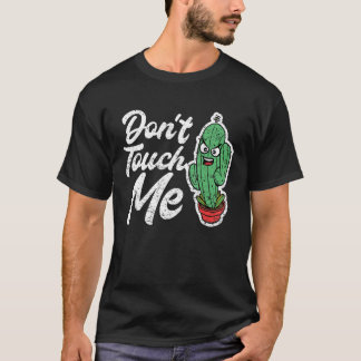 触らないで ネイティブアメリカン メンズ サボテン 可愛い 植物 ガーデン Tシャツ