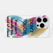 触らないで iPhoneケース (裏面横)