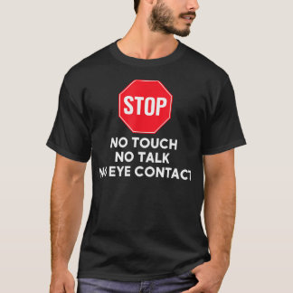 触らない 話しかけない 目を合わせない ネコ イヌ 初対面 Tシャツ
