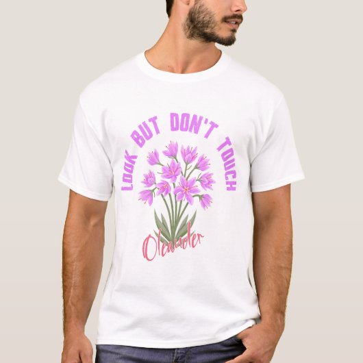 触るな危険!キョウチクトウの毒花 Tシャツ (正面)