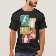 触れたらタダでボクシングを教えてやる おもしろTシャツ