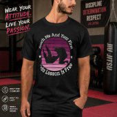 触れると柔道の初級レッスンが無料 Tシャツ
