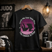 触れると柔道の初級レッスンが無料 Tシャツ