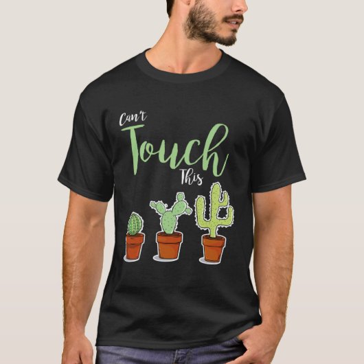 触れるな 多肉植物 愛好家 ガーデナー C Tシャツ (正面)