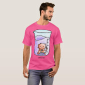 触媒かわいい化学キャットプン Tシャツ (正面フル)