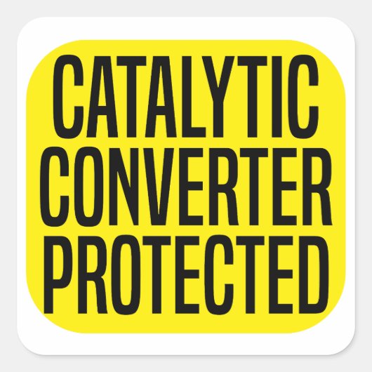 触媒コンバー保護タ スクエアシール (正面)