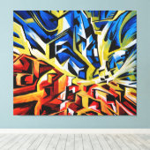 触媒 キャンバスプリント (インサイチュ (ウッドフロア))