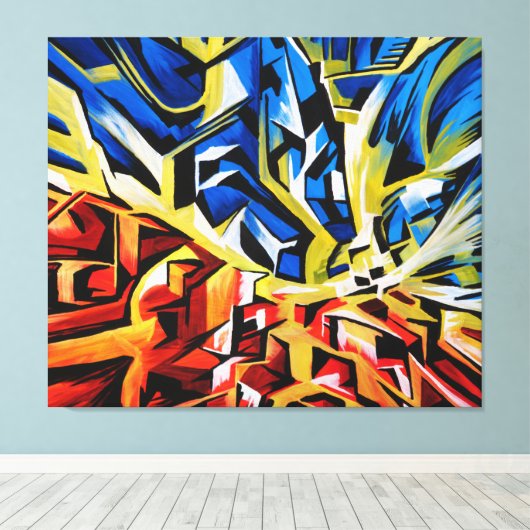 触媒 キャンバスプリント (インサイチュ (ウッドフロア))