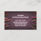 触手のホールの武道のスタジオの訓練 名刺 (裏面)