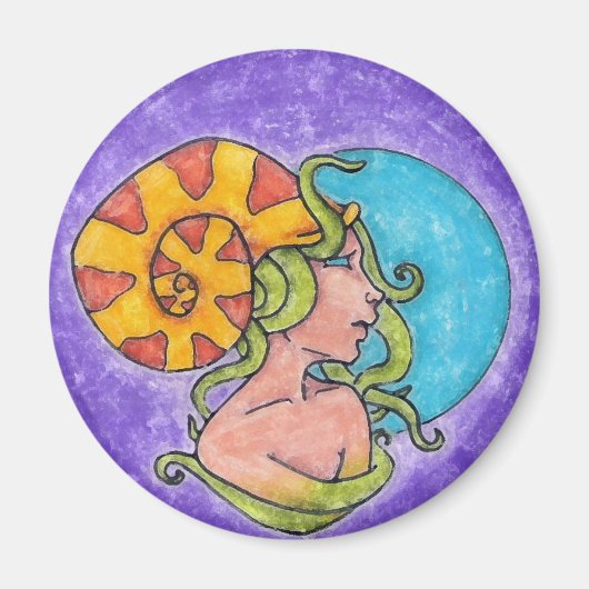 触手ガールマグネット マグネット (正面)