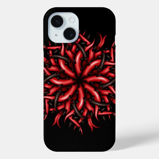 触手ゴシックの不気味な恐怖 Case-Mate iPhoneケース (裏面)