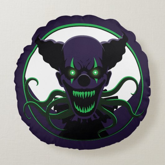 触手ピエロ ラウンドクッション (正面)