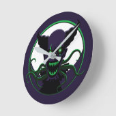 触手ピエロ ラウンド壁時計 (傾斜)