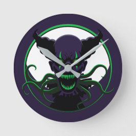 触手ピエロ ラウンド壁時計