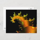 触手フラクタルポストカード ポストカード (正面/裏面)