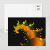 触手フラクタルポストカード ポストカード (正面/裏面)