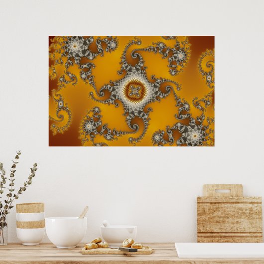 触手フラクタル ポスター (キッチン)