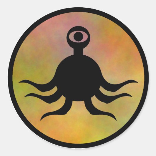 触手モンスターハザード ラウンドシール (正面)