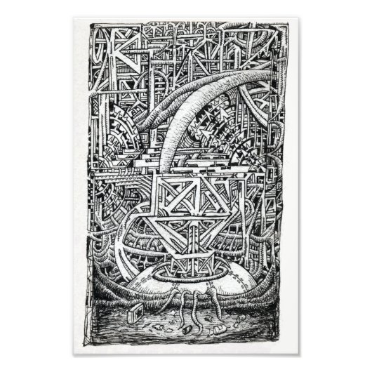 触手槽 フォトプリント            (正面)