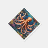 触手深い海 スタンダードカクテルナプキン (角)