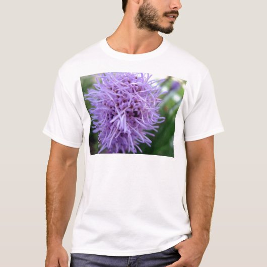 触手紫色花 Tシャツ (正面)