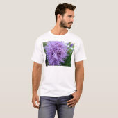 触手紫色花 Tシャツ (正面フル)