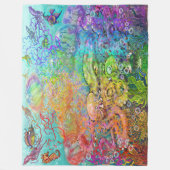 触手 フリースブランケット (正面)