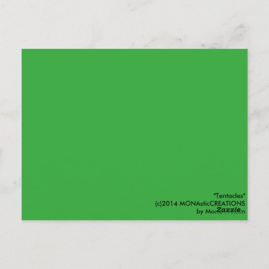 「触手」 ポストカード (裏面)