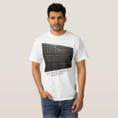 触覚で感じるアメリカ国旗と忠誠の誓い Tシャツ (正面フル)