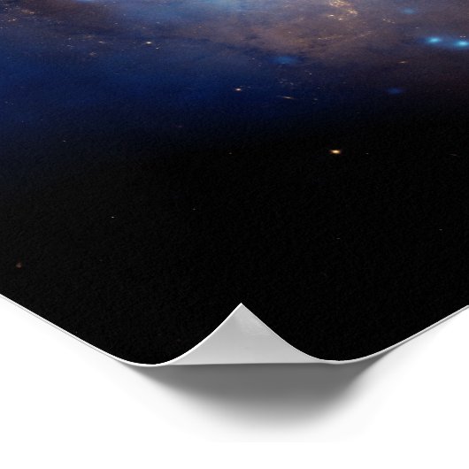 触覚:銀河の光景 ポスター (角)