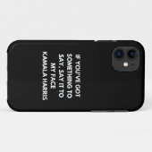 言いたいことがあるなら直接言ってください Case-Mate iPhoneケース (裏面(横))