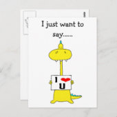 言いたいのは…...愛してる ポストカード (正面/裏面)