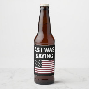 言いたい放題 楽しい政治 トランプ 2024 ビールラベル