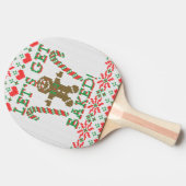 言います焼いたになろうジンジャーブレッドマン 卓球ラケット (横)