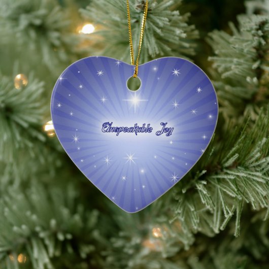 言いようのない喜びクリスマスの飾り セラミックオーナメント (ツリー)