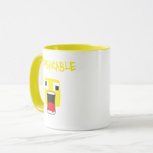 言いようのなくおもしろいなquotの子供 マグカップ (正面左)