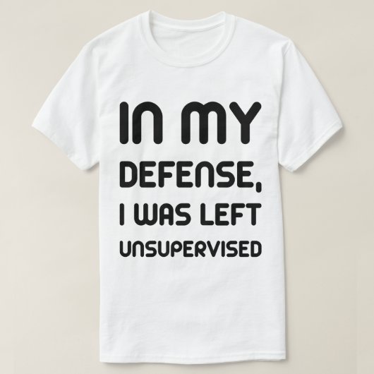 言い訳おもしろい頭が切れる Tシャツ (デザイン正面)